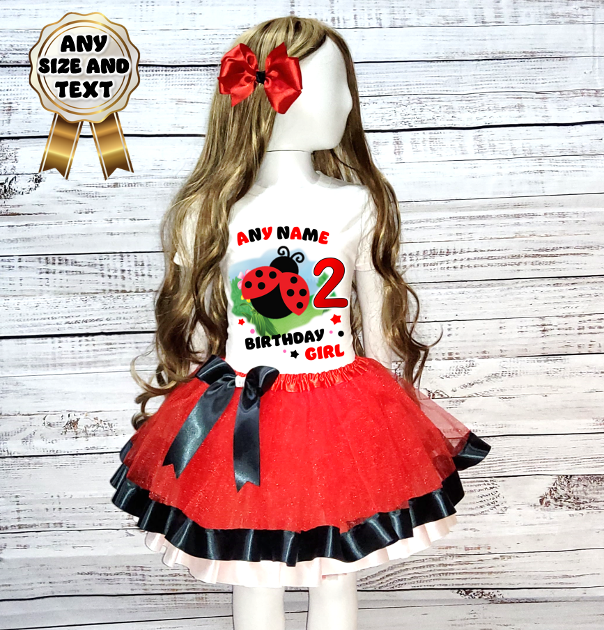 Buy Red Ladybug 1st Birthday Tutu Dress Outfit. 2nd Birthday, 3rd