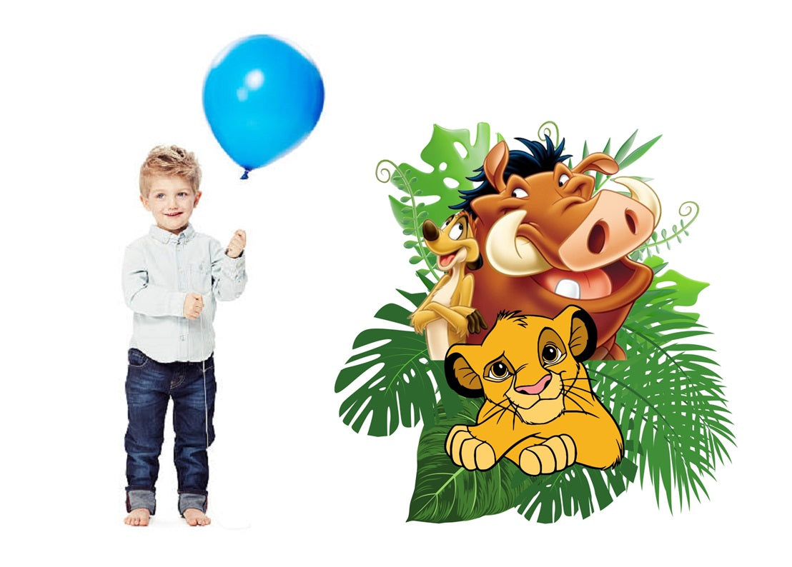 Lion King Group with Simba, Timon and Pumbaa Cardboard Cutout