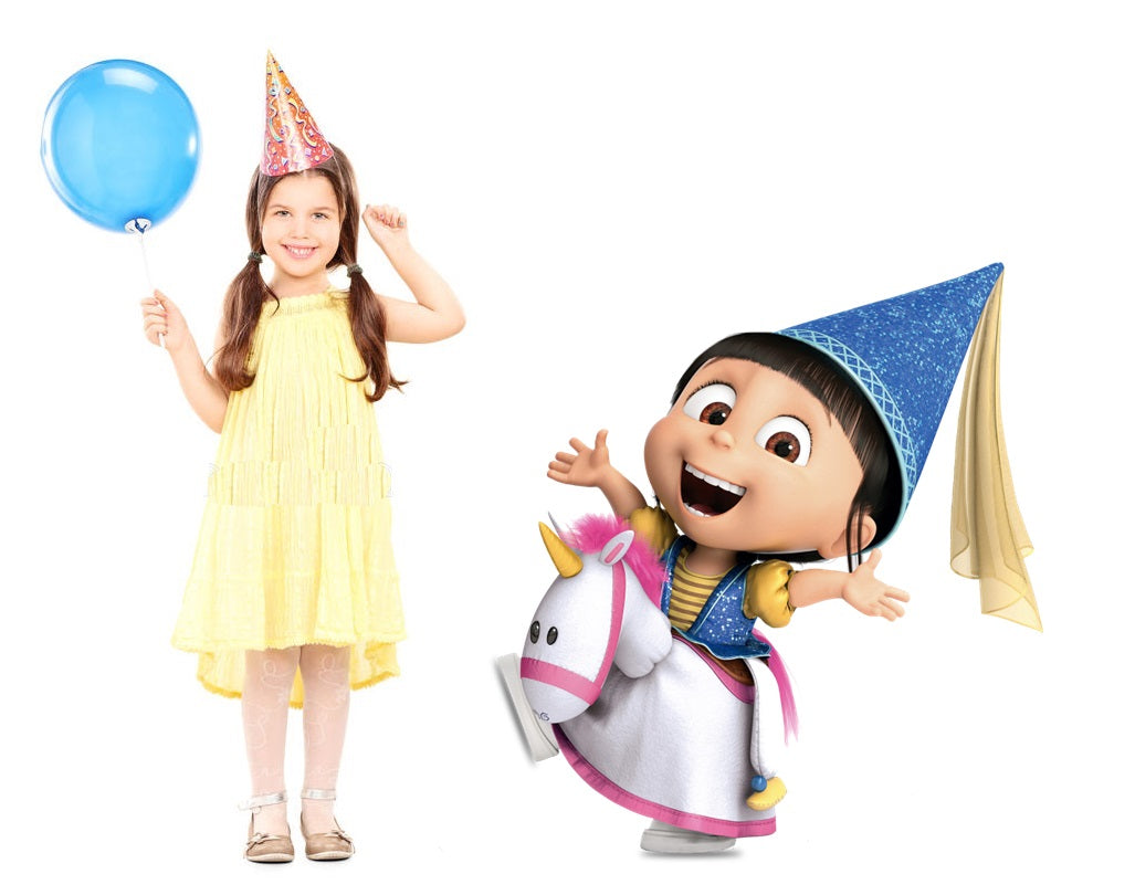 Minions Girl Agnes Unicorn Costume Birthday Party Life Size