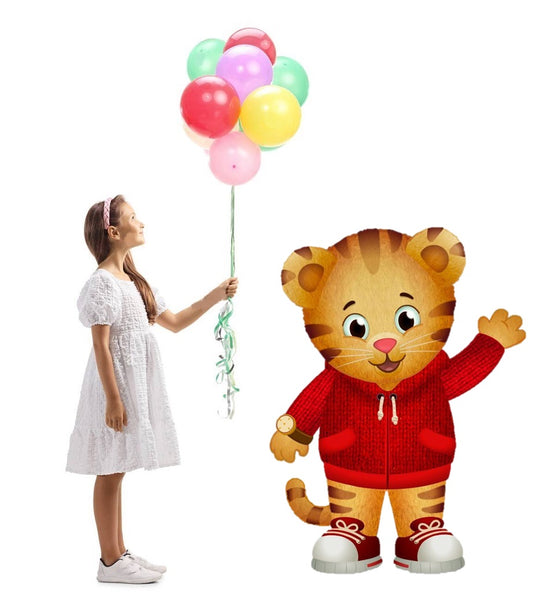 Daniel Tiger Birthday Party Baby Shower Life Size Cardboard Cutout Yard Sign Prop Stand
