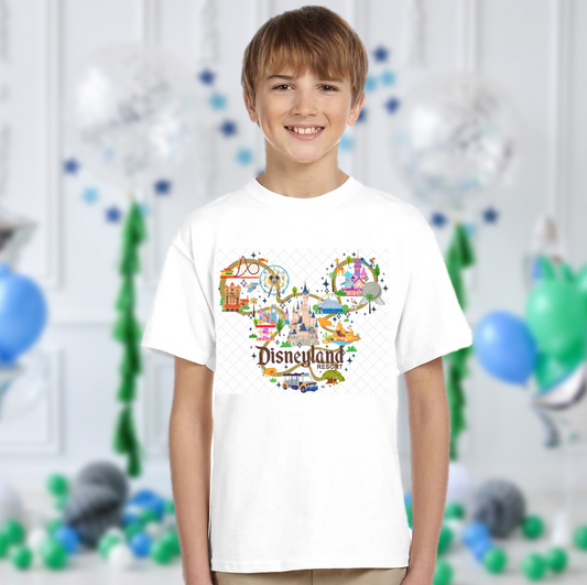 Disneyland Mickey Ears Characters Family Vacation Trip White T Shirt or Baby Onesie