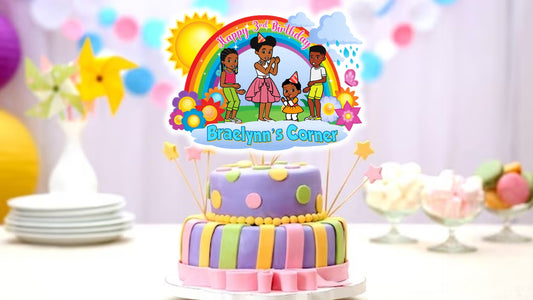 Gracies Corner Birthday Party DIGITAL Cake or Cupcake Topper - 8x10 - DIY Download File - You Print